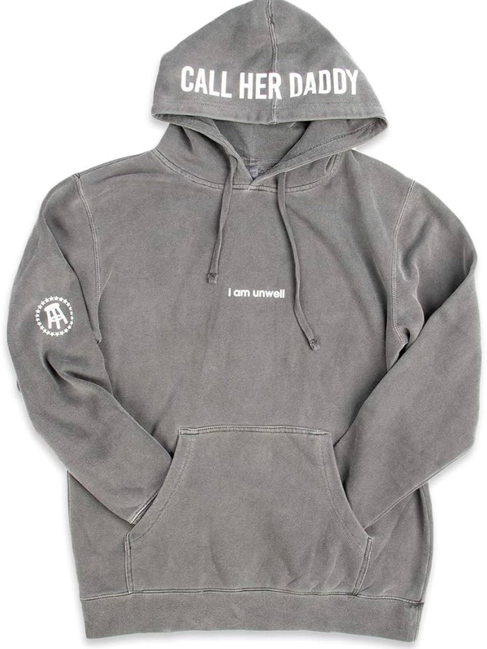 Call Her Daddy gray hoodie sweatshirt podcast live Alex Cooper Unwell Large